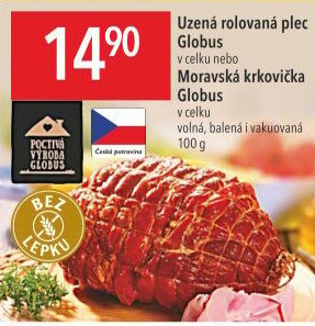 Uzená rolovaná plec Globus