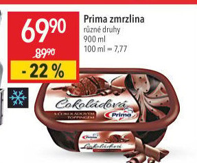 Zmrzlina ve vaničce Prima