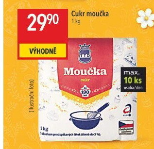 Cukr moučka TTD