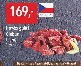 Hovězí maso na guláš Globus