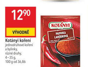 Koření Paprika lahůdková Kotányi