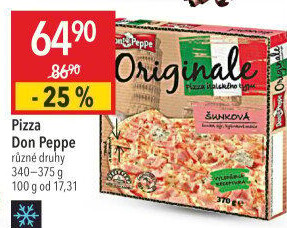 Pizza mražená Don Peppe
