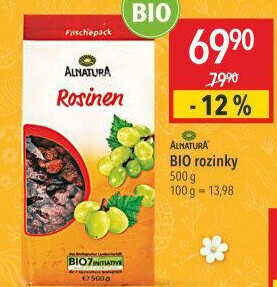 Rozinky bio Alnatura