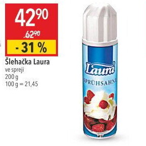Šlehačka ve spreji Laura