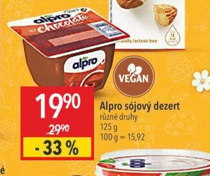 Sójový dezert Alpro Soya