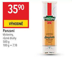 Těstoviny Panzani
