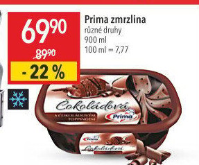 Zmrzlina ve vaničce Prima