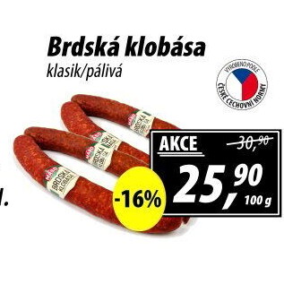 Brdská klobása Maso Příbram