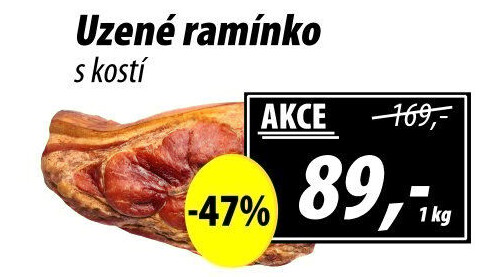 Uzené ramínko s kostí