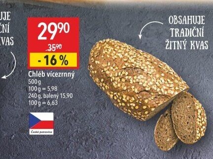 Chléb vícezrnný