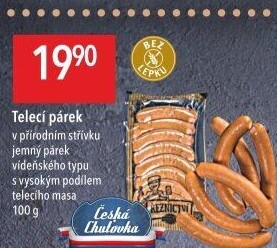 Párky s telecím masem Globus