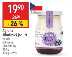 Jogurt ochucený jihočeský Agro-La