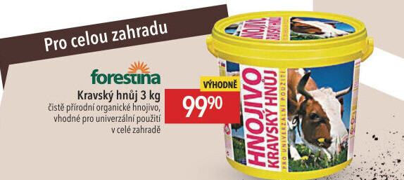 Kravský hnůj Forestina
