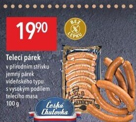 Párky s telecím masem Globus