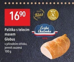 Paštika s telecím masem Játrovka Globus