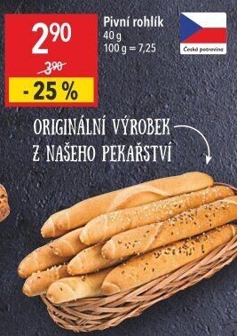 Pivní rohlík