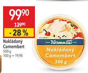 Sýr camembert nakládaný Varmuža