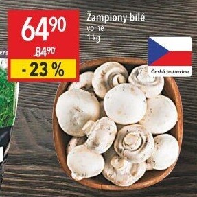 Žampiony bílé