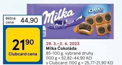 Čokoláda Milka