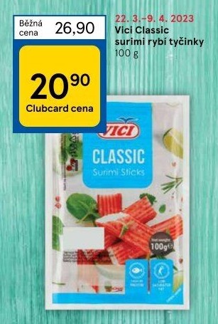 Krabí tyčinky Vici