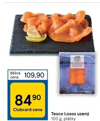 Losos uzený Tesco