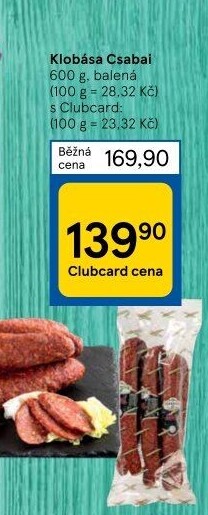 Maďarská klobása Csabahús