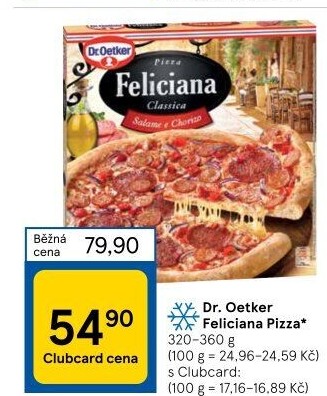 Pizza mražená FelicianaDr. Oetker