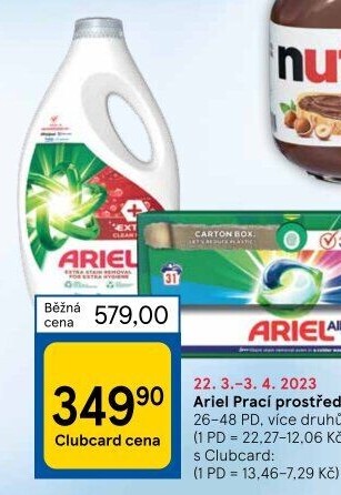 Prací prostředky Ariel
