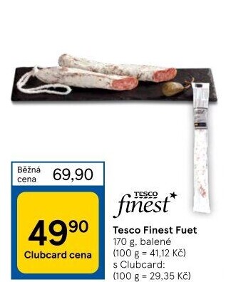 Salám Fuet Tesco Finest