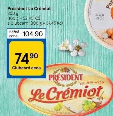 Sýr Le Crémiot Président