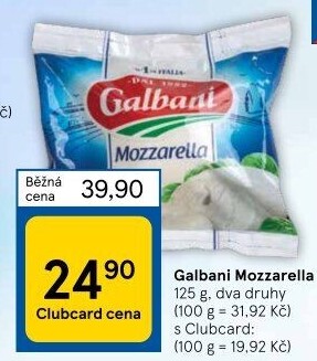 Sýr Mozzarella Galbani