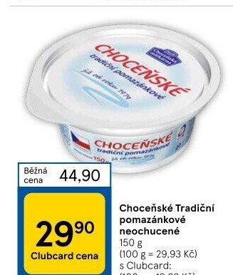 Tradiční pomazánkové Choceňské
