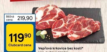 Vepřová krkovice bez kosti