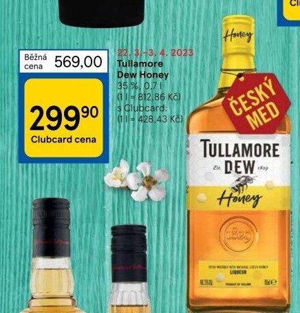 Whisky irská Honey Tullamore Dew