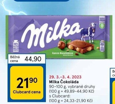 Čokoláda Milka