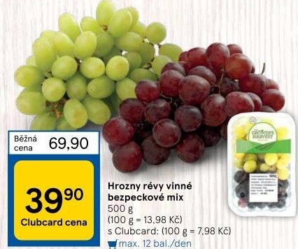 Hrozny mix bezsemenné The Grower'