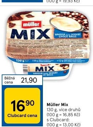 Jogurt Müller Mix