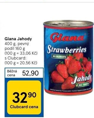 Kompot jahody Giana