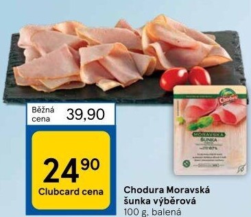 Šunka moravská výběrová Beskydské uzeniny Chodura