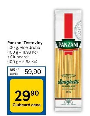 Těstoviny Panzani