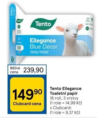 Toaletní papír 3vrstvý Tento