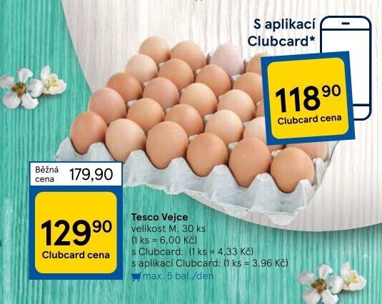 Vejce M Tesco