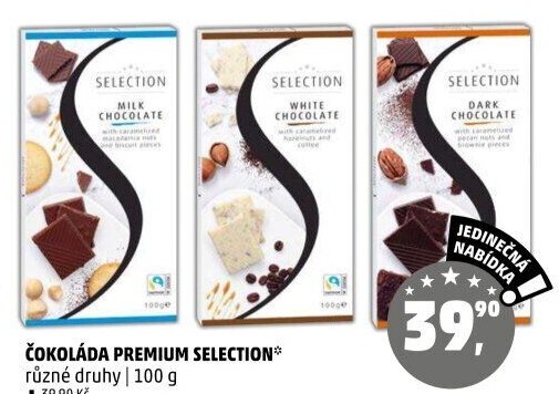 Čokoláda Premium Selection
