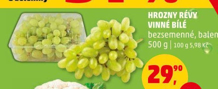 Hrozny bílé bezsemenné