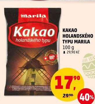 Kakao holandské Marila