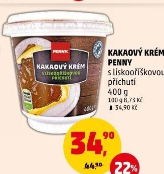 Kakaový krém Penny