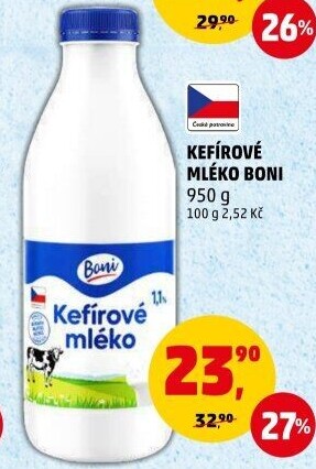 Kefírové mléko Boni