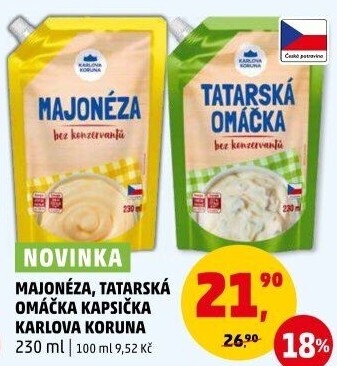Majonéza Karlova Koruna