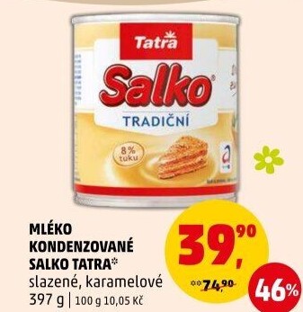 Mléko kondenzované Salko Tatra