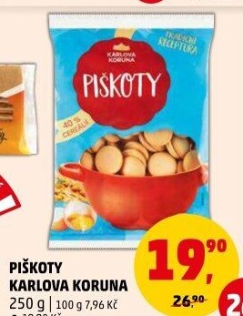 Piškoty Karlova Koruna